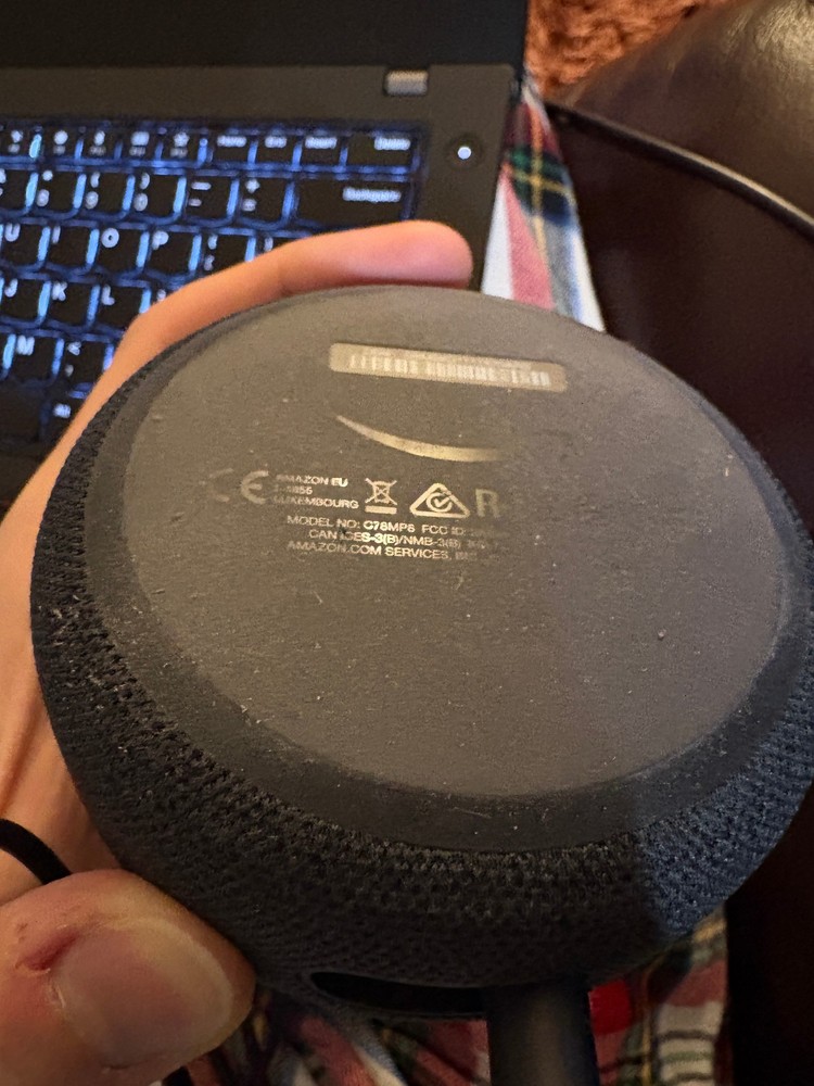 Amazon Echo Dot 3rd Gen Smart Speaker C76MP8 & Power Supply GP92NB