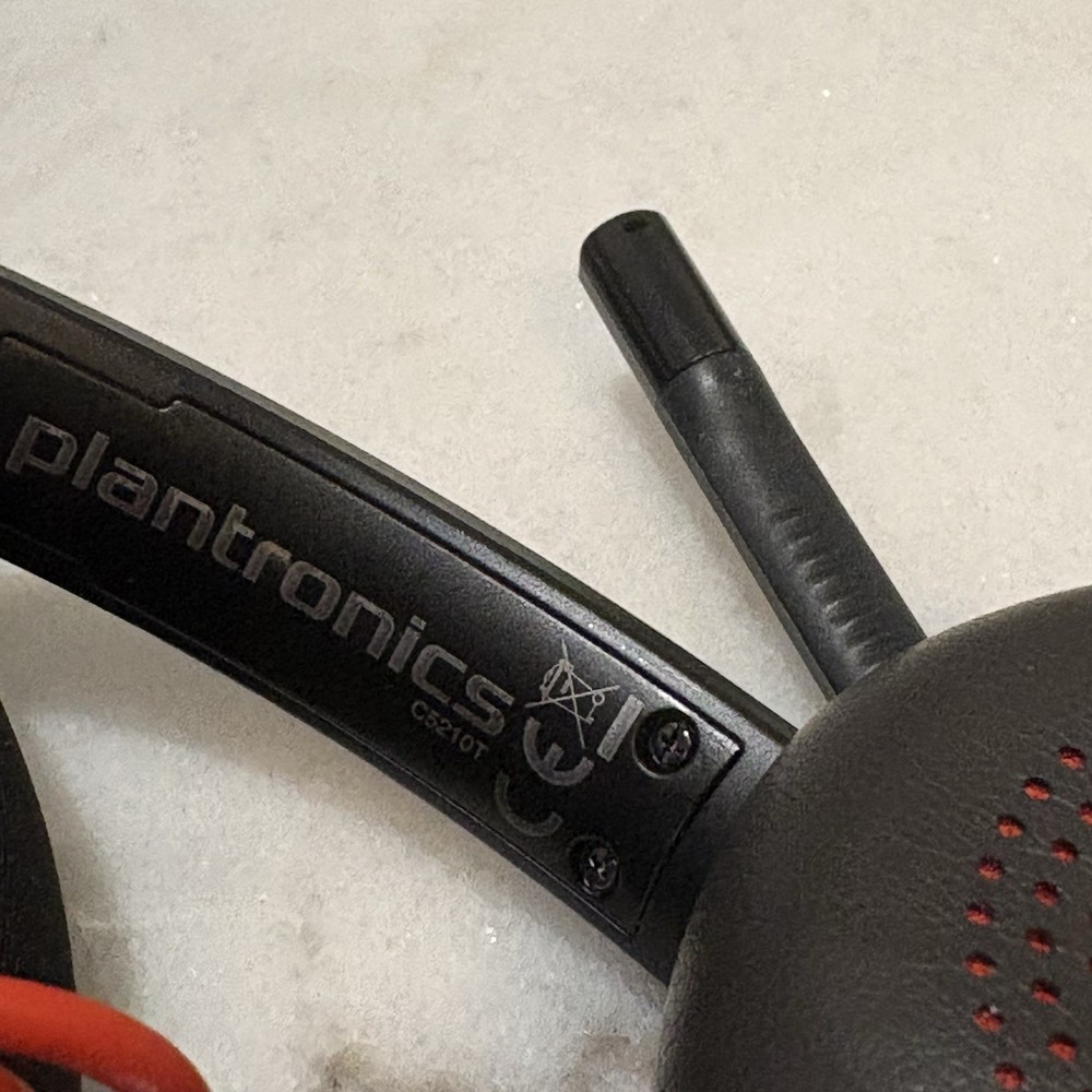 Plantronics Poly Blackwire C5210T C5200 Series Monoaural USB-C Headset - Black