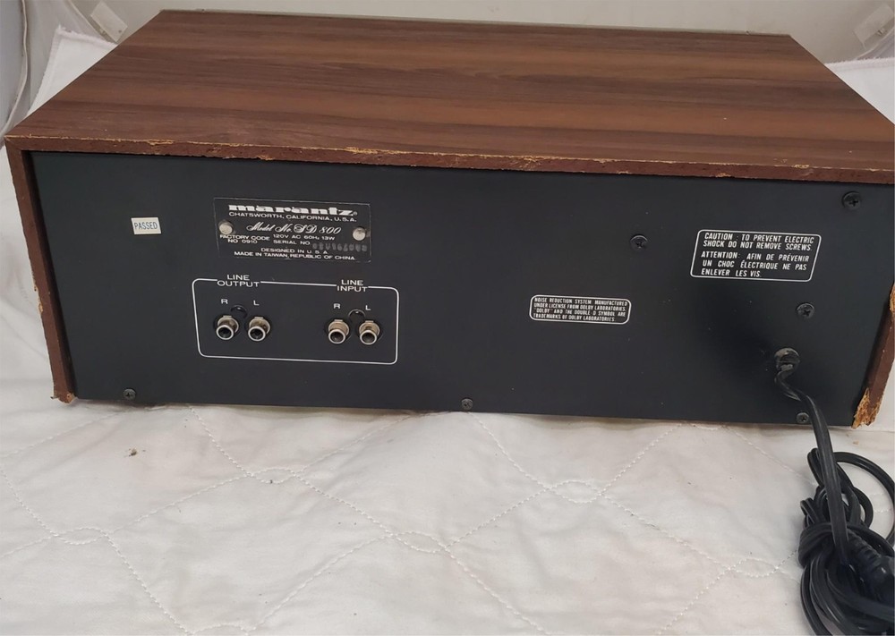 Marantz SD800 Stereo Cassette Deck