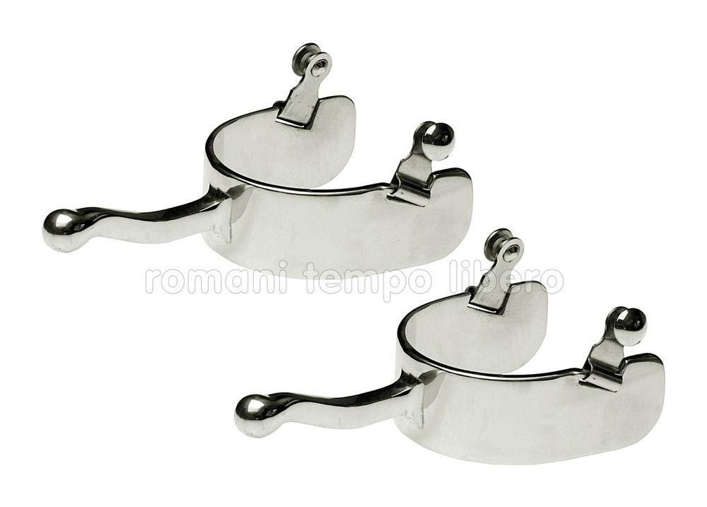 Stainless Steel Western Ball Spurs