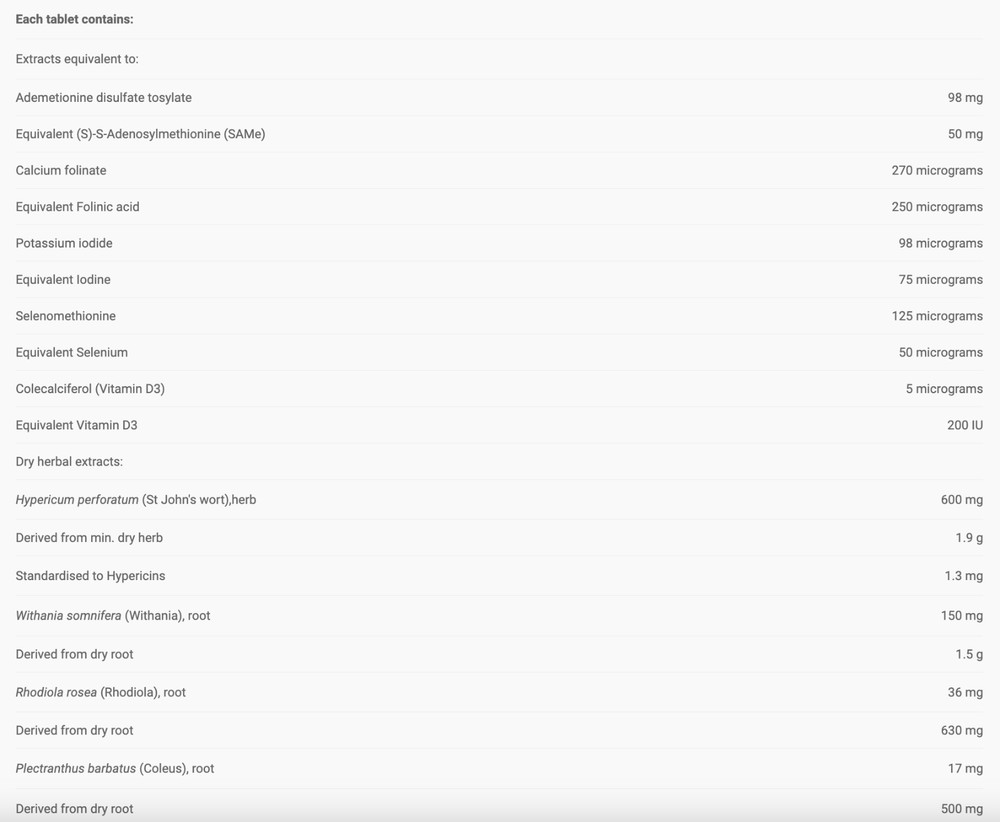 Metagenics NeuroLift 60 Tablets