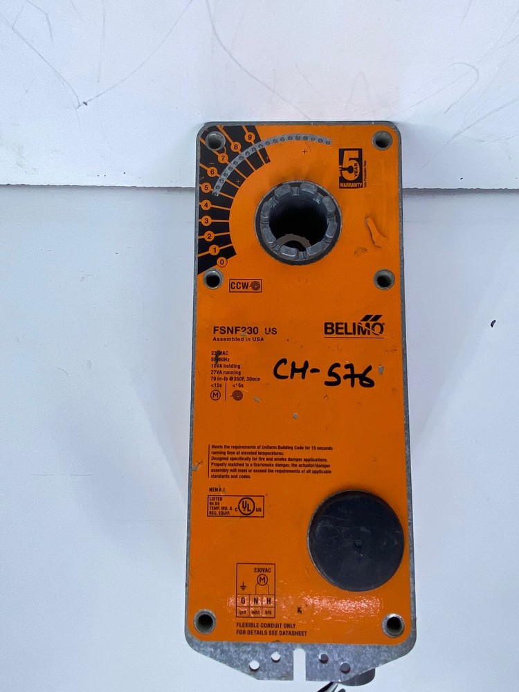 BELIMO FSNF230 US  Fire damper actuator, 8 Nm, Spring return, CH#576