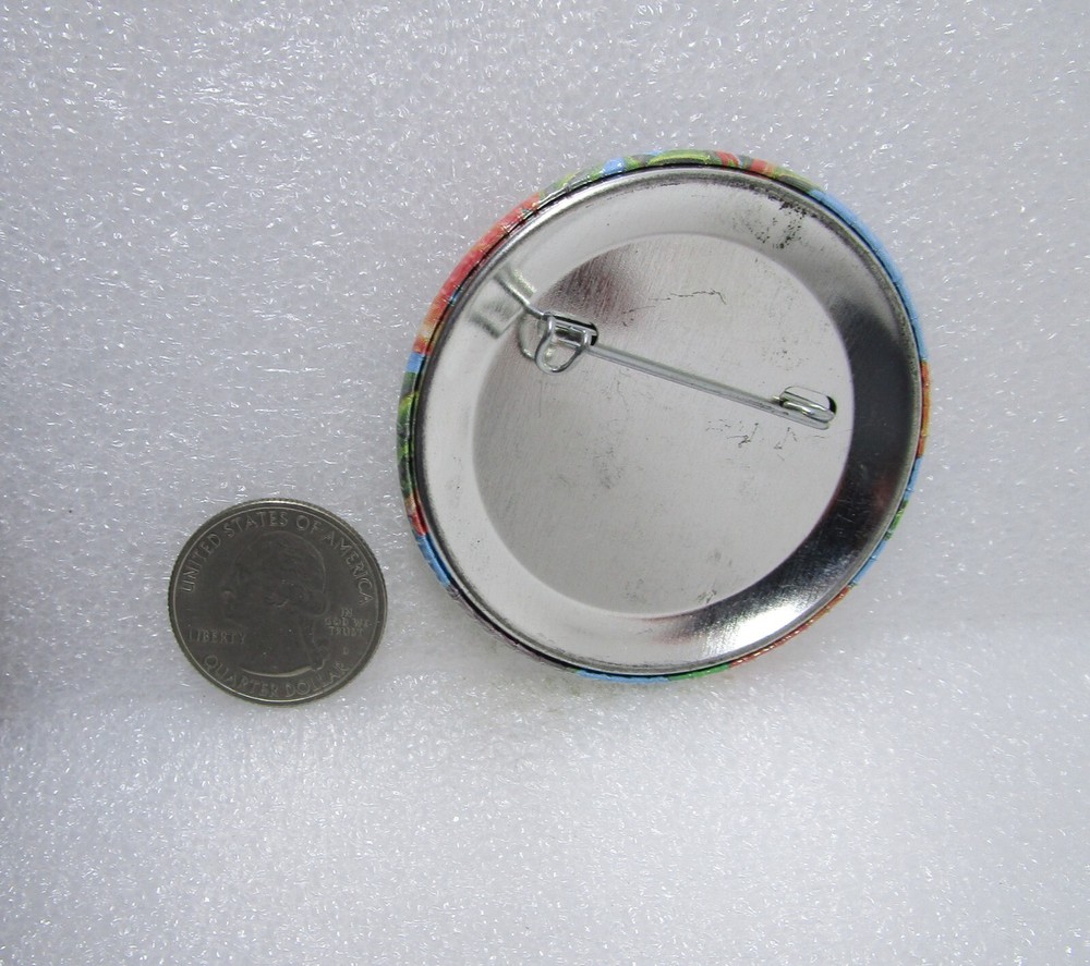 Volunteers Touching Lives Lifting Spirits Button Pin