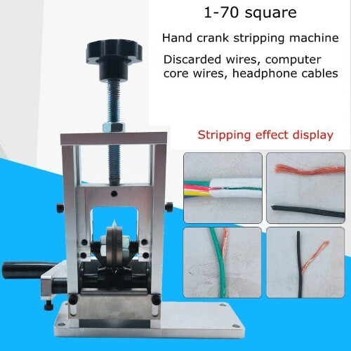 Hand-cranked Scrap Wire Stripping Machine Old Wire and Cable Copper Wire Strippe