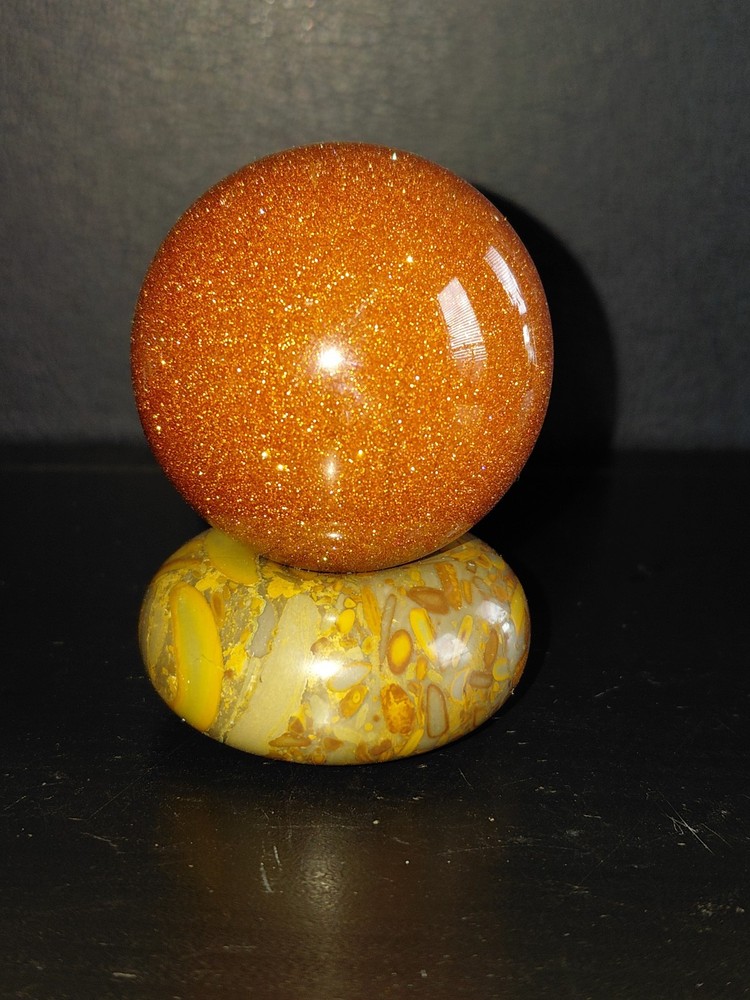 Bronze Goldstone Sphere