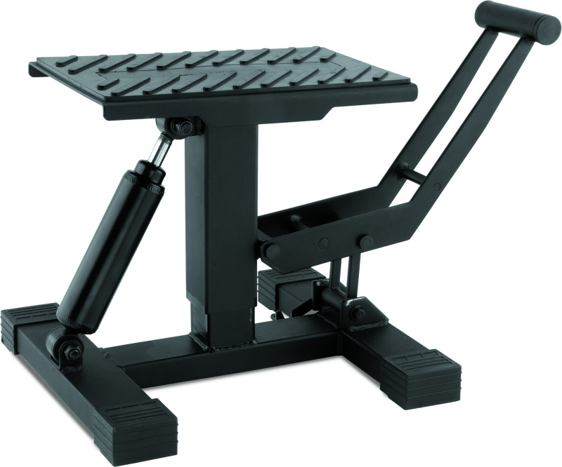 BikeMaster Easy Lift & Lower Motorcycle Stand with Adjustable Height