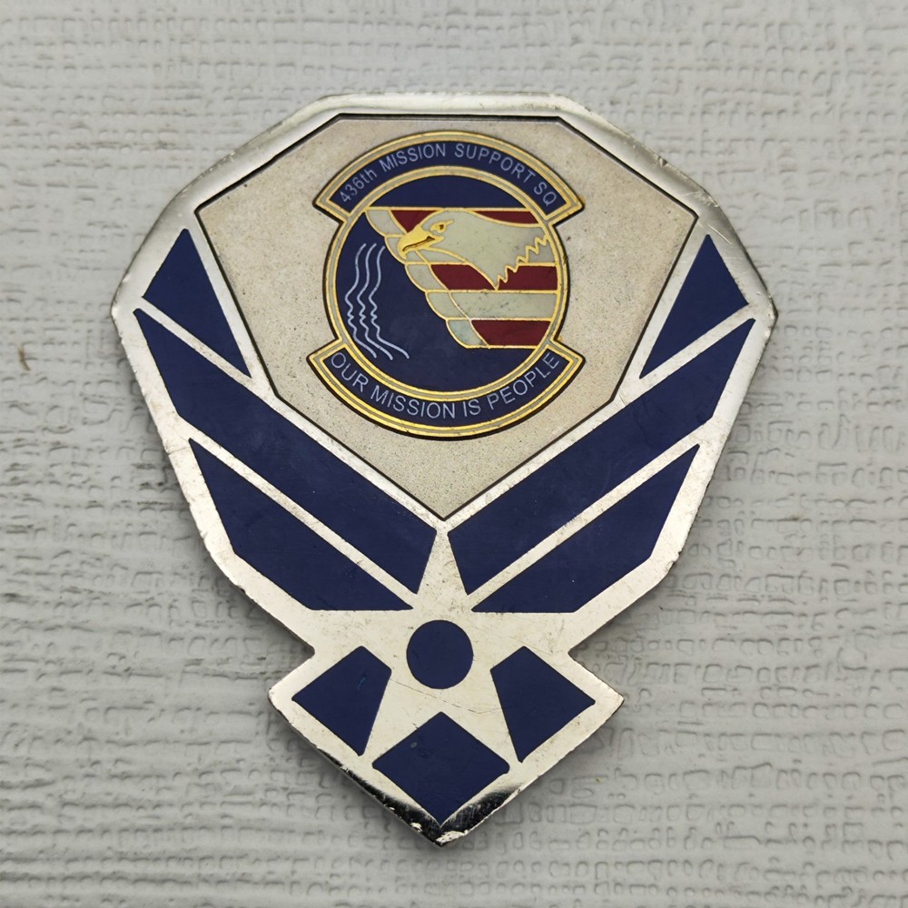 USAF 436th Mission Support Sq Challenge Coin