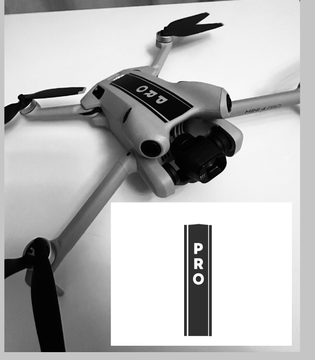 DJI MINI 4 PRO SKIN WRAP DECAL - Racing Stripes