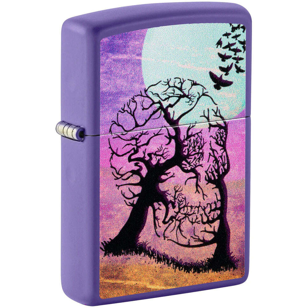 Zippo Skull Tree Design