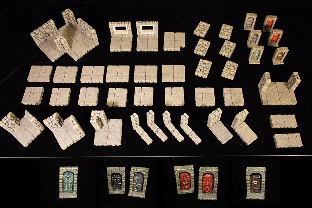 Dwarven Forge New Factory Sealed Box Advanced Builder 2 Set MM-033 Retired