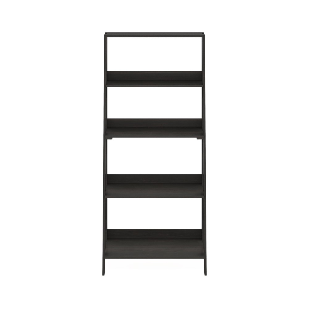 5-Tier Ladder Bookcase Display Shelf in Espresso
