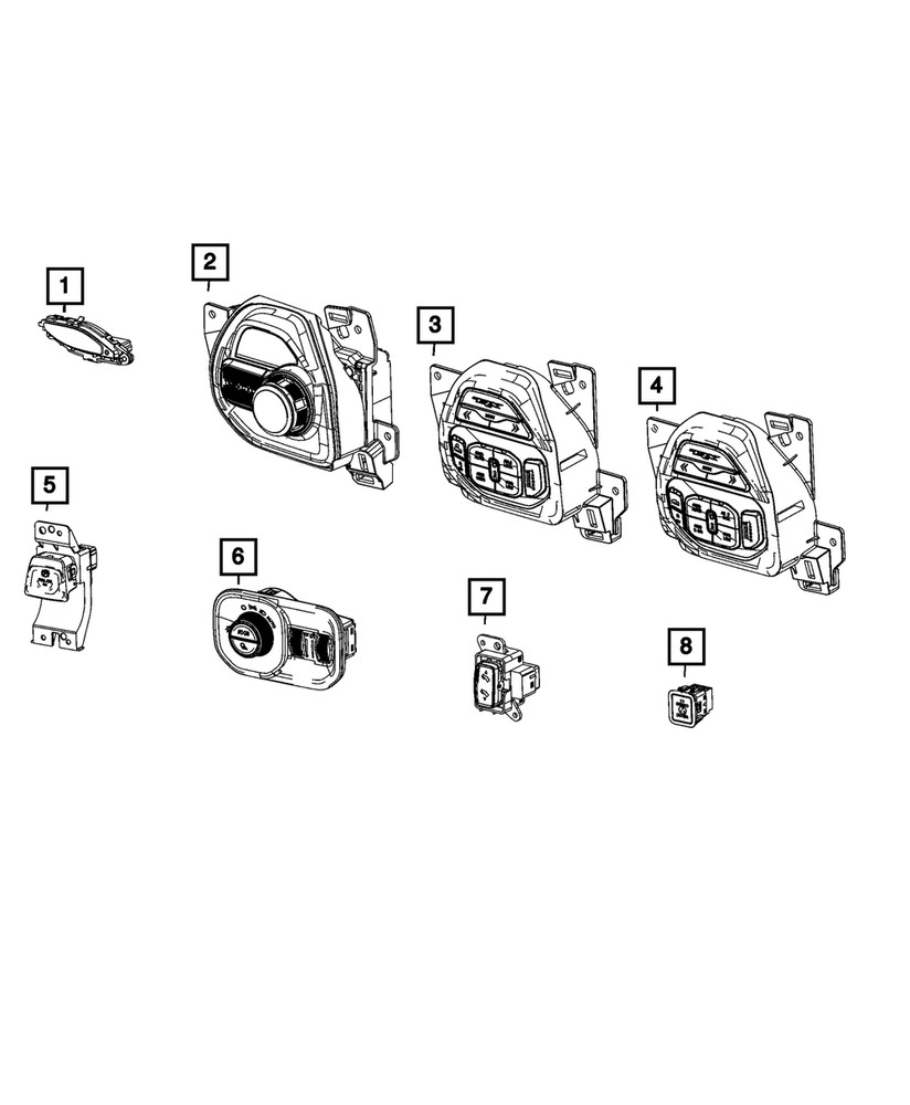 Genuine Mopar Transfer Case Switch 68516793AA