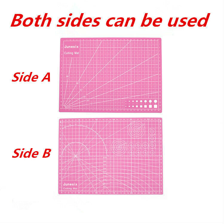 A3, A4, A5 Cutting Mat Non Slip Printed Grid Lines Knife Board Craft Model
