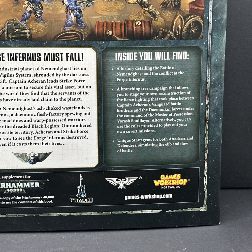 Warhammer 40K 2019 Shadowspear Soft Cover Excellent OOP Starter Set Book