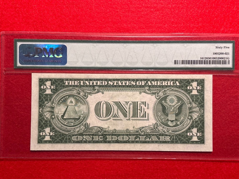 1935C $1 SILVER CERTIFICATE NOTE FR.1612 65 PCGS