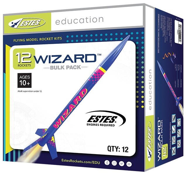 Estes Wizard Rocket Bulk Pack (Pack of 12)