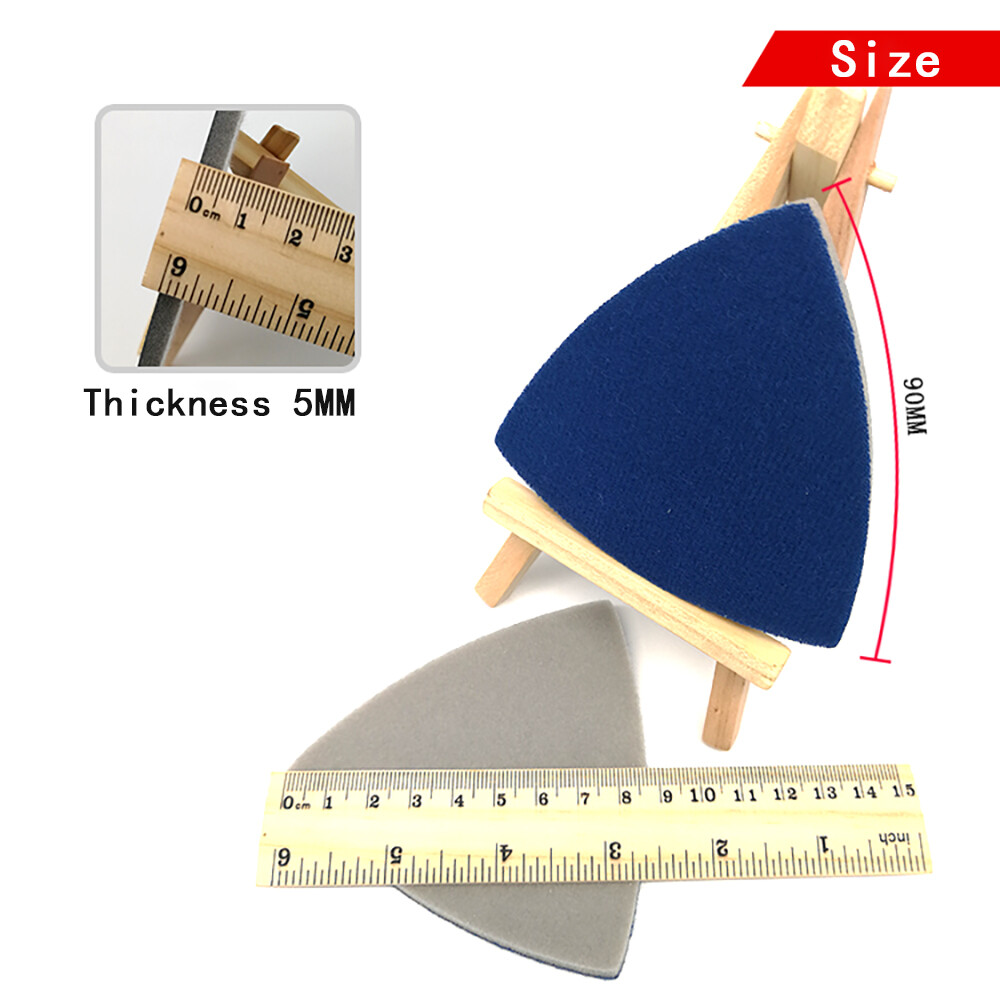 300-3000Grit 90mm Mouse Sanding Sheets Triangular Sponge Sander Pad Wet Dry Sand