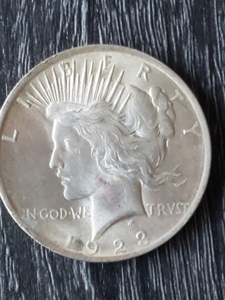 1923 US Silver Peace Dollar