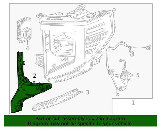 Genuine GM Inner Bracket 85543199