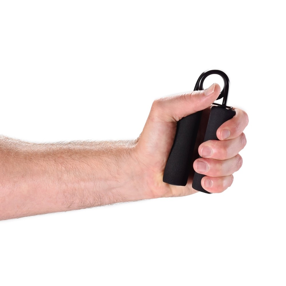 Universal Steel Hand Grips 2-Pack Black for Exercise and Strength Training