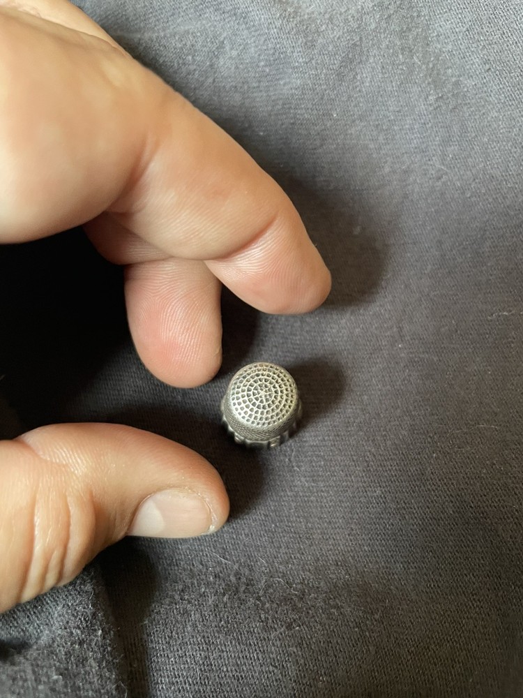 vintage sterling silver thimble