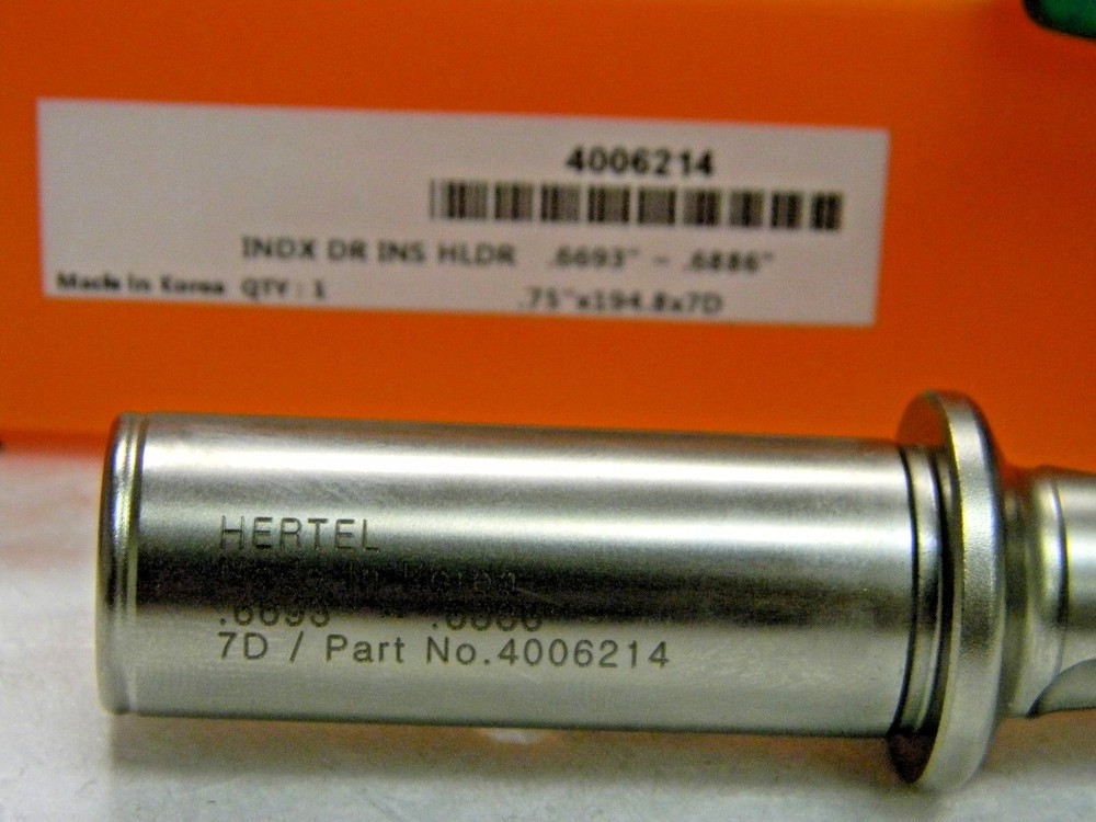 Hertel Replaceable Tip Drill HMD-MAK Toolholder Series HMD 54810221