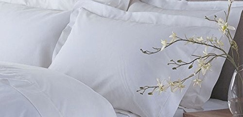 Forestree Luxury Solid Bedsheets in White, Soft and Smooth with 2 Pillow Covers
