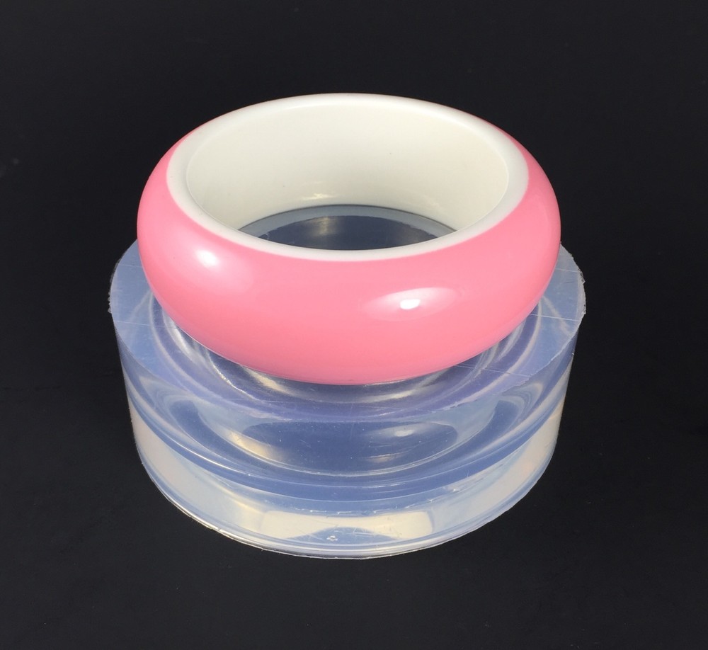 CLEAR SILICONE MOLD (MB116), BANGLE MOLD SIZE SMALL