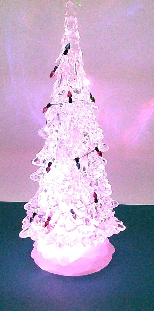 LED Christmas Tree, Christmas Decoration, 13" Tall, Changes Colors, Battery