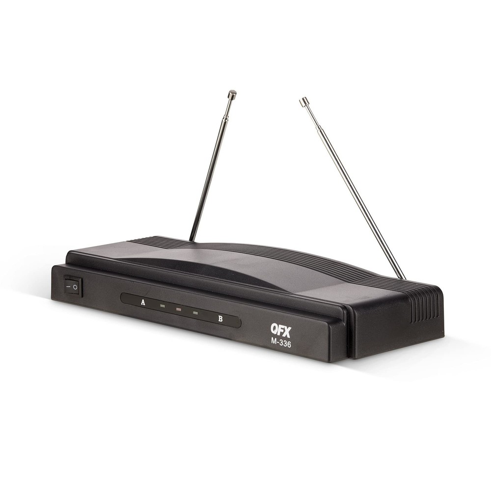 QFX M-336 Wireless Dynamic Professional Microphone - Twin Pack
