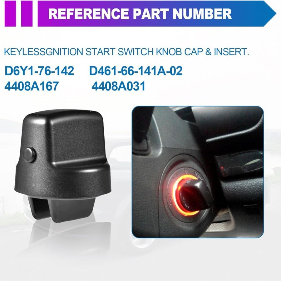 keyless Start Ignition Button Replacement for 2007-2015 CX-9 2007-2011 CX7 2006-