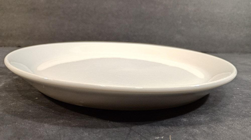 Form Shenango cheese plate white Approx. 8" diameter VGC