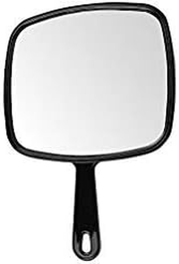 Extra Large Hand Mirror with Handle, 9" W x 12" L, Multi-Purpose Handheld Mirror