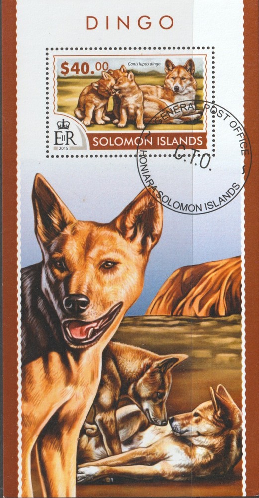 SOLOMON ISLANDS 2015 DINGO - SOUVENIR SHEETS
