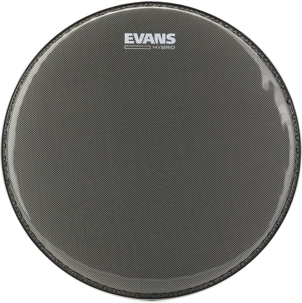 Evans Hybrid Marching Drumhead - 14" - Grey