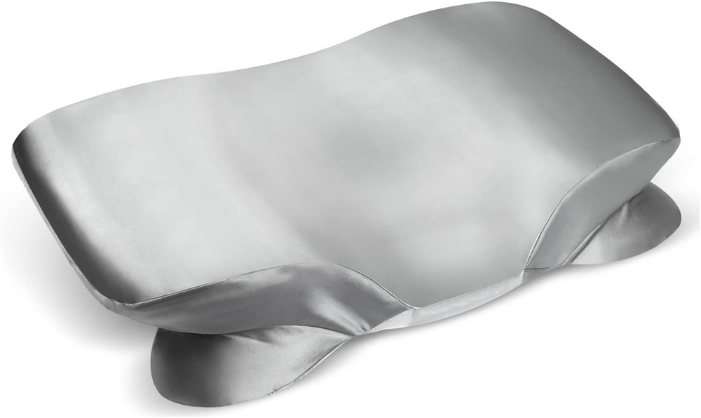Satin Pillowcase for  Cervical Pillow, Ergonomic Case, Smooth & Soft Sleeping Pi