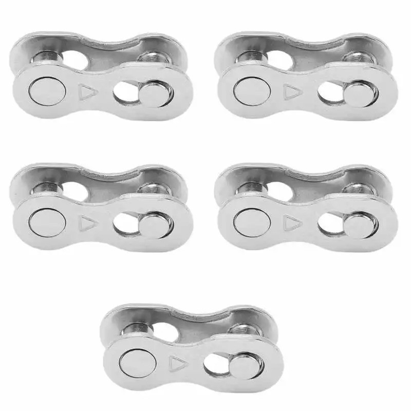 5 Pair Bicycle Chain Quick Links Master Link Connector for Road & MTB Bikes