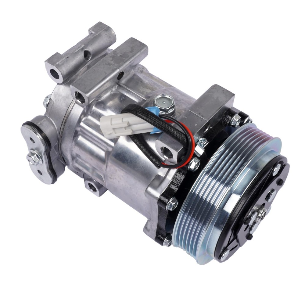 Air Conditioning Compressor with A/C Clutch Replacement for Chevy Express Sil...