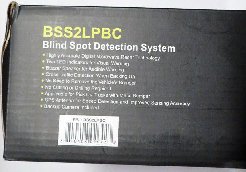 Rydeen BSS2LPBC Advanced License Plate Bar Blindspot Detection System