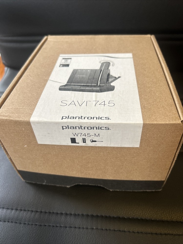 Plantronics Headset Multi Device Wireless System Savi 745 Untested Turns On