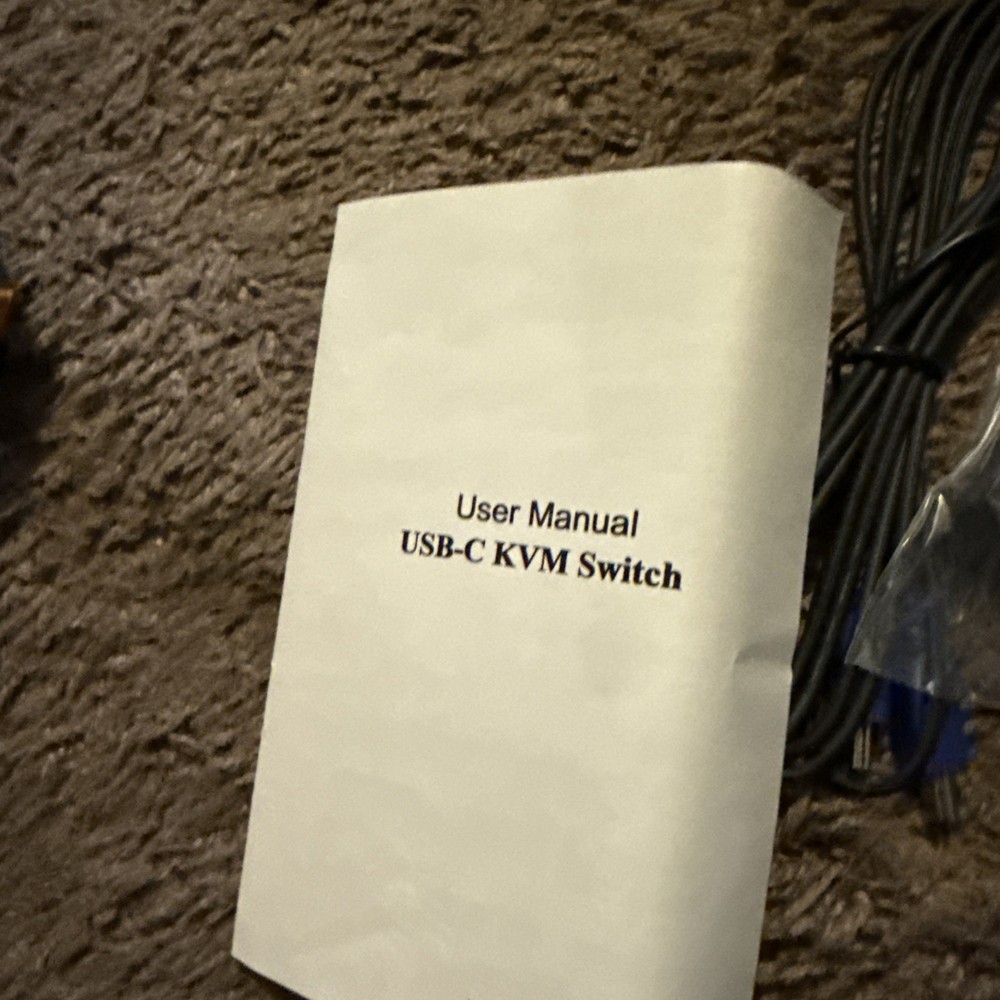 Type-C KVM CKL -622T Switch, 2 Computers, HDMI, New