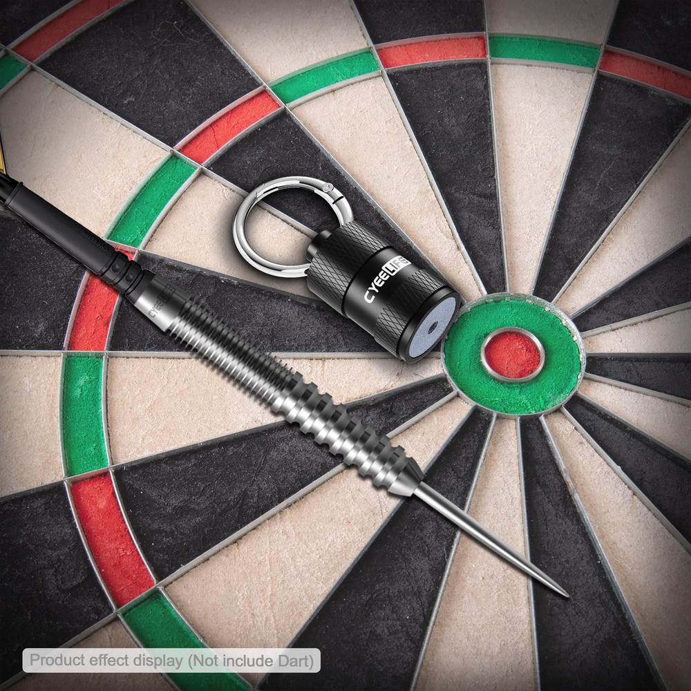 Keyring Dart Sharpener Stone,Portable Dart Point Sharpener,Rapid Sharpening T...