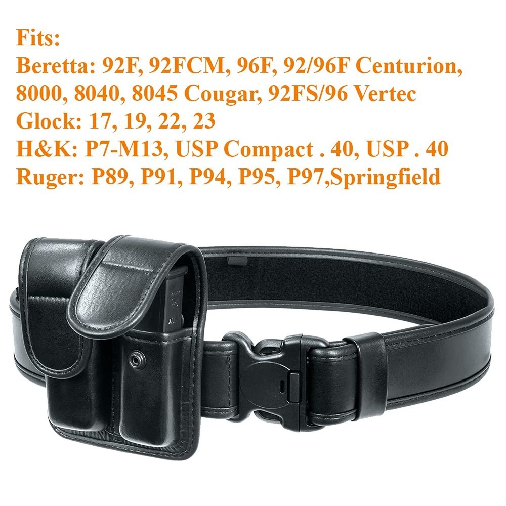 TAFTACFR Molded Double Mag Pouch Holster with Double and Single Stack Magazin...
