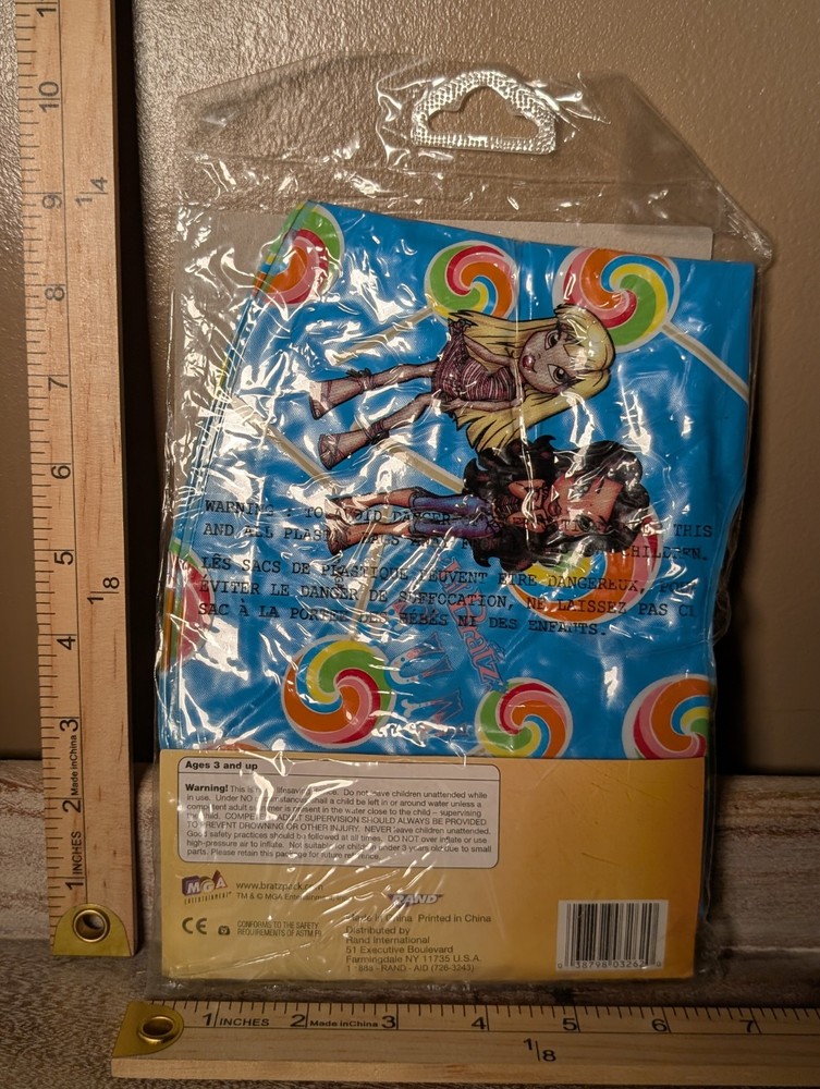 VTG Lil Bratz Magic 24” Inflatable Swimming Pool Swim Ring Float NIP