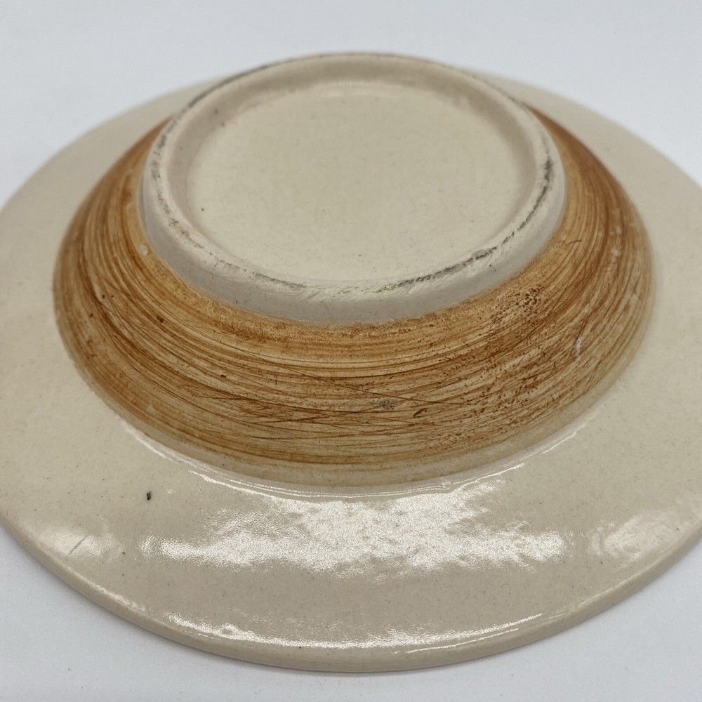 Anthropology Ceramic Lion Topped Round Lidded Butter Dish Keeper