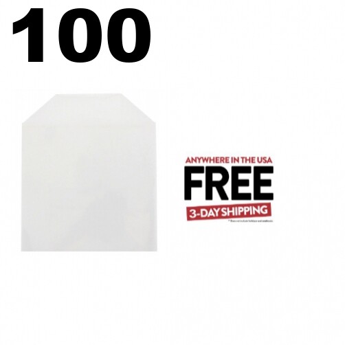 100 CPP Clear Plastic Sleeve with Flap (No Stitches) **1-3 DAYS