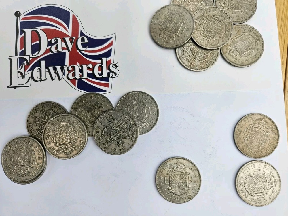 Pre Decimal 1963 British Half Crown Coin