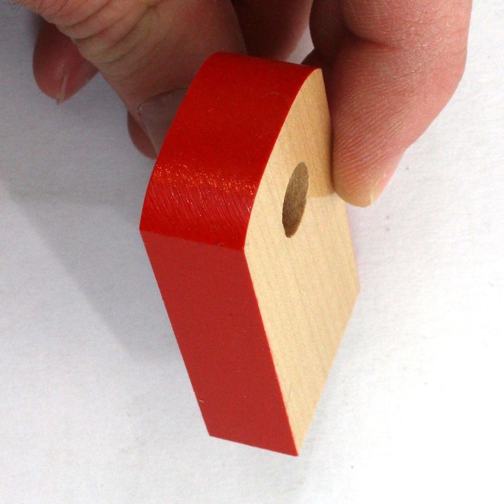 Red Candleholder Replacement Part Base - RPCHRDXBASE