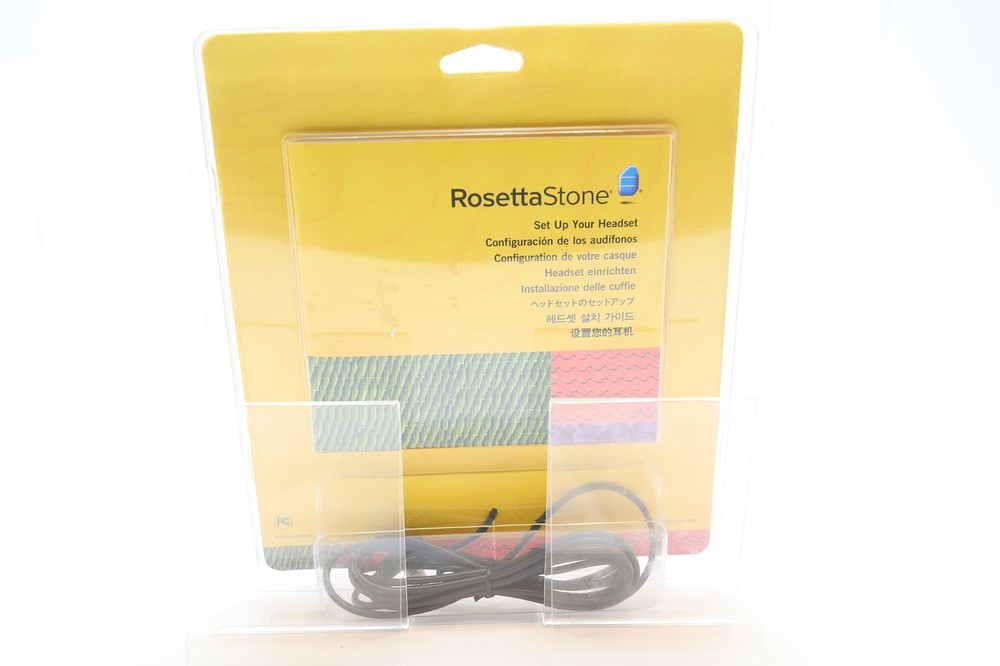 Rosetta Stone Headset Microphone USB For Language Learning Software