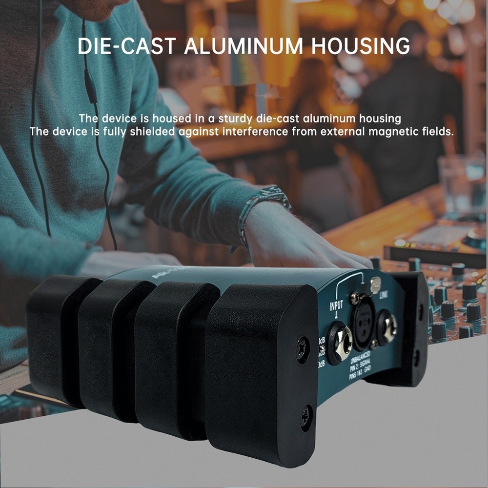 Active DI Box Impedance Converter DIBOX Stage Effector Phantom Box Active2835